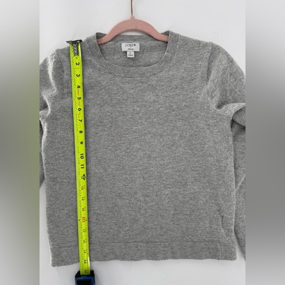 J. Crew Cotton-Merino wool blend Teddie sweater - Picture 5 of 9